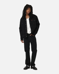 Levi Strauss And Co Relaxed Fit Sherpa Trucker Jacket Black