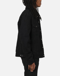Levi Strauss And Co Relaxed Fit Sherpa Trucker Jacket Black