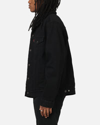Levi Strauss And Co Relaxed Fit Sherpa Trucker Jacket Black