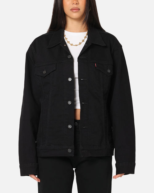 Levi Strauss And Co Denim Trucker Jacket Black