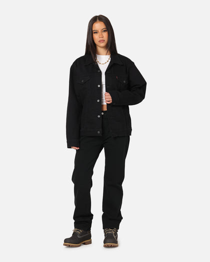 Levi Strauss And Co Denim Trucker Jacket Black