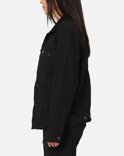 Levi Strauss And Co Denim Trucker Jacket Black
