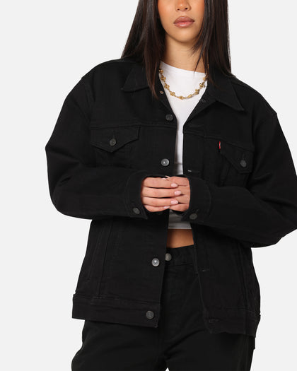 Levi Strauss And Co Denim Trucker Jacket Black
