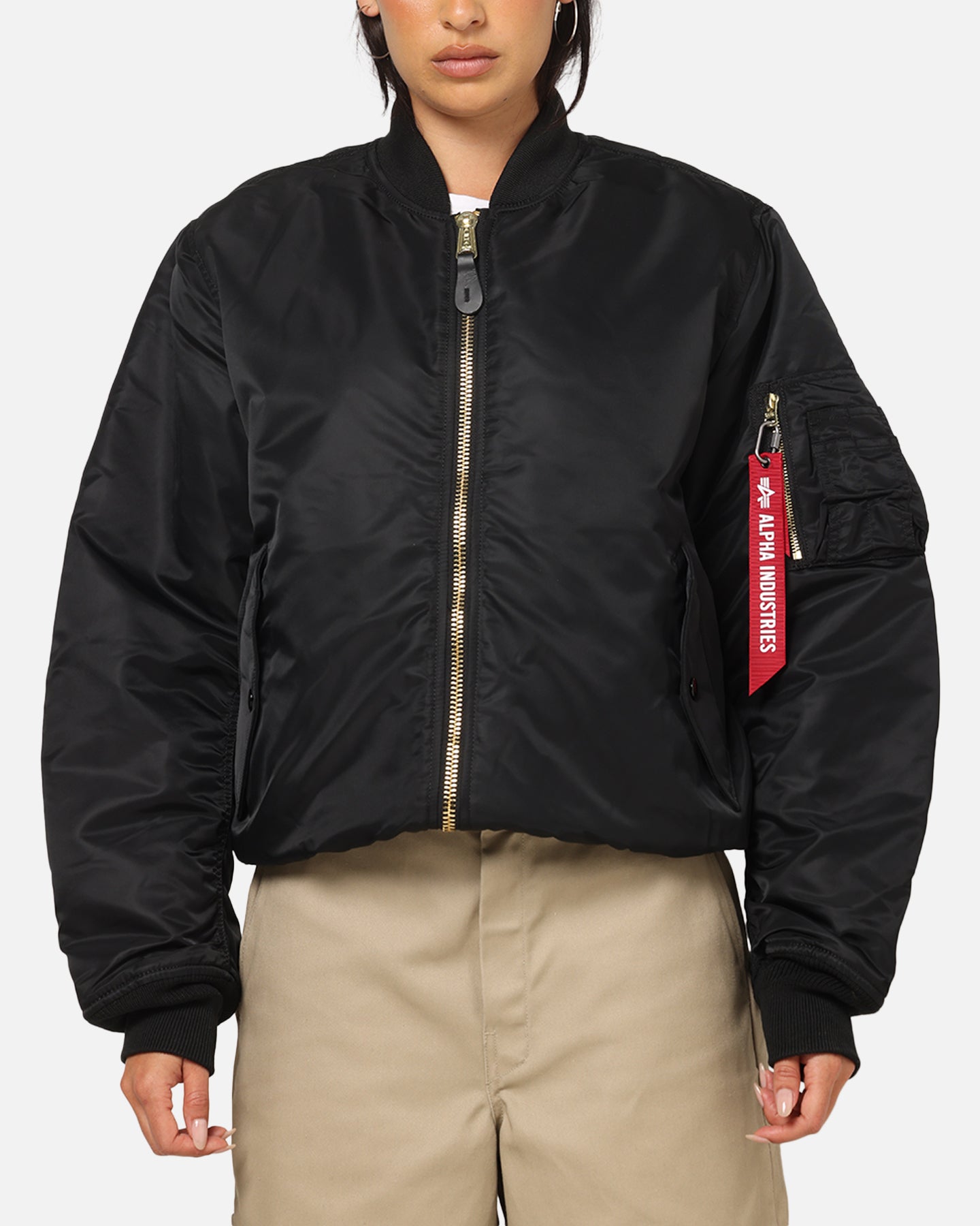 Alpha Industries Alpha MA-1 Flight Jacket Black | Culture Kings US