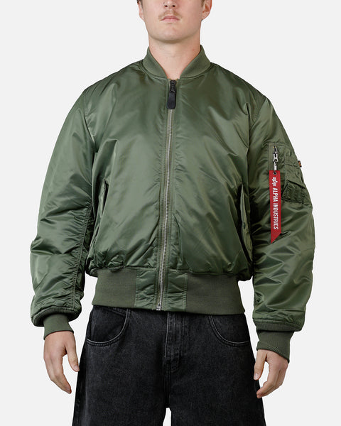 ALPHA INDUSTRIES MA-1 オリーブ色 Alpha Industries Alpha MA-1 Flight Jacket Sage | Culture Kings US