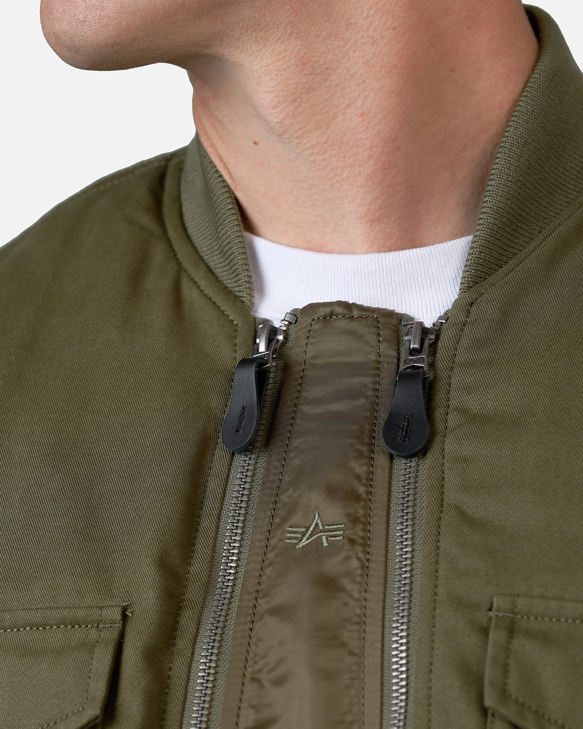 Alpha Industries MA-1 Mixed Cotton Jacket Green | Culture Kings US