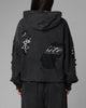 Loiter Destruction Hoodie Black