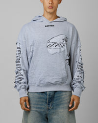 Loiter Destruction Hoodie Grey