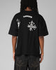Loiter Destruction T-Shirt Black Wash