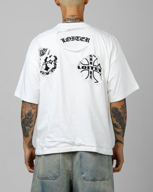 Loiter Destruction T-Shirt Off White