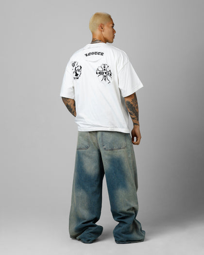 Loiter Destruction T-Shirt Off White