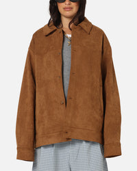 XXIII Suede Jacket Brown