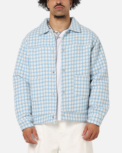 XXIII Waffle Jacket Blue Check