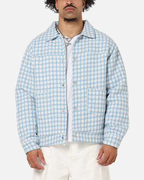 XXIII Waffle Jacket Blue Check