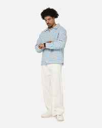 XXIII Waffle Jacket Blue Check