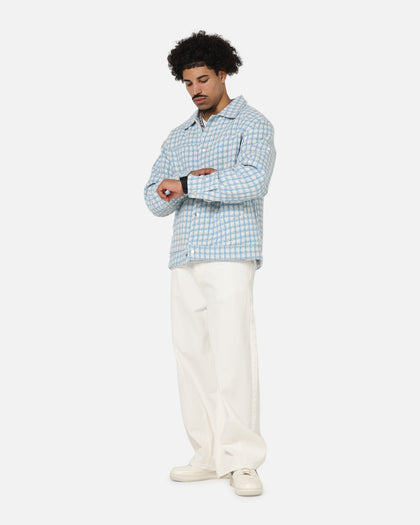 XXIII Waffle Jacket Blue Check