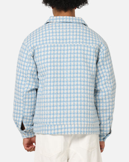 XXIII Waffle Jacket Blue Check