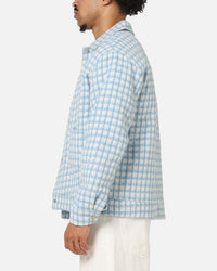 XXIII Waffle Jacket Blue Check