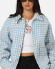 XXIII Waffle Jacket Blue Check