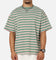 XXIII Standard Stripe T-Shirt Green/Pink