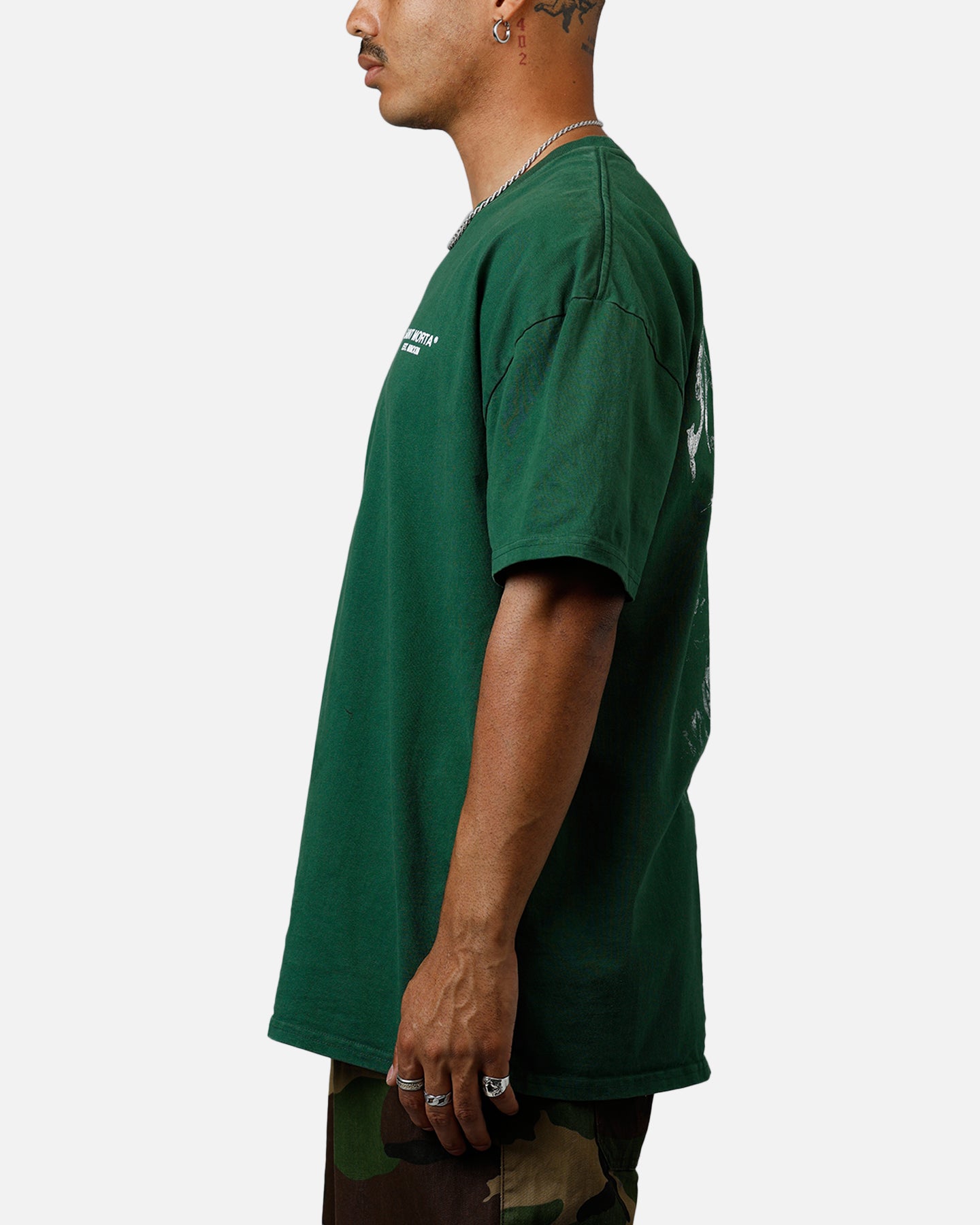 Saint Morta Heartbreak Boxy T-Shirt Green | Culture Kings US