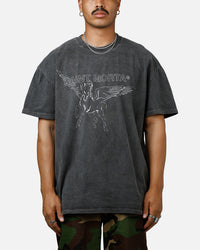 Saint Morta Liberty Boxy T-Shirt Black Wash