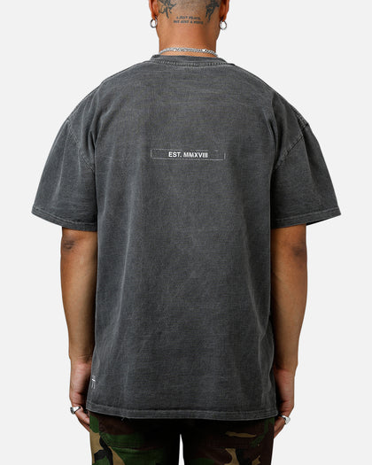 Saint Morta Liberty Boxy T-Shirt Black Wash