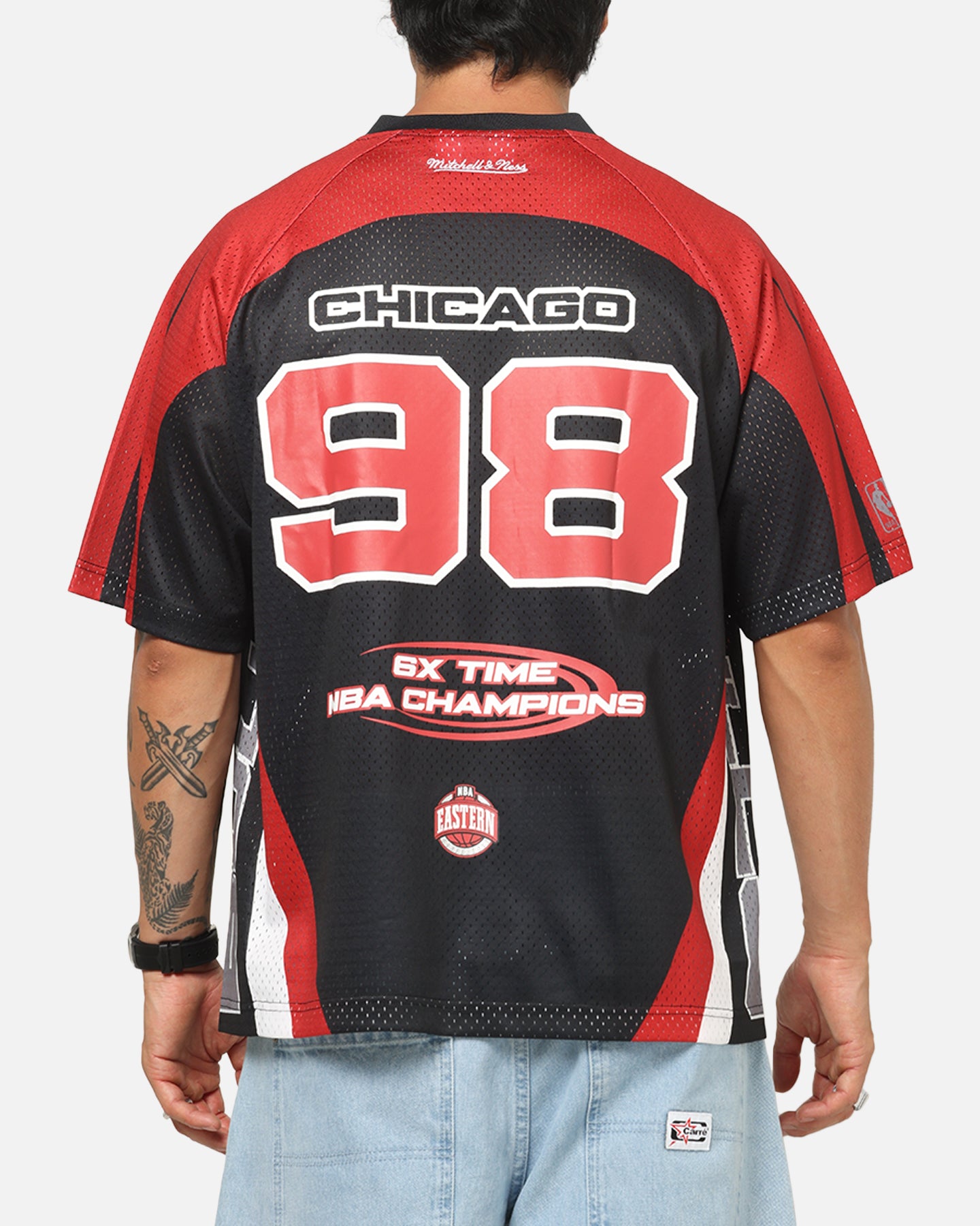 Mitchell & Ness Chicago Bulls Warehouse Rave Jersey Black/Red
