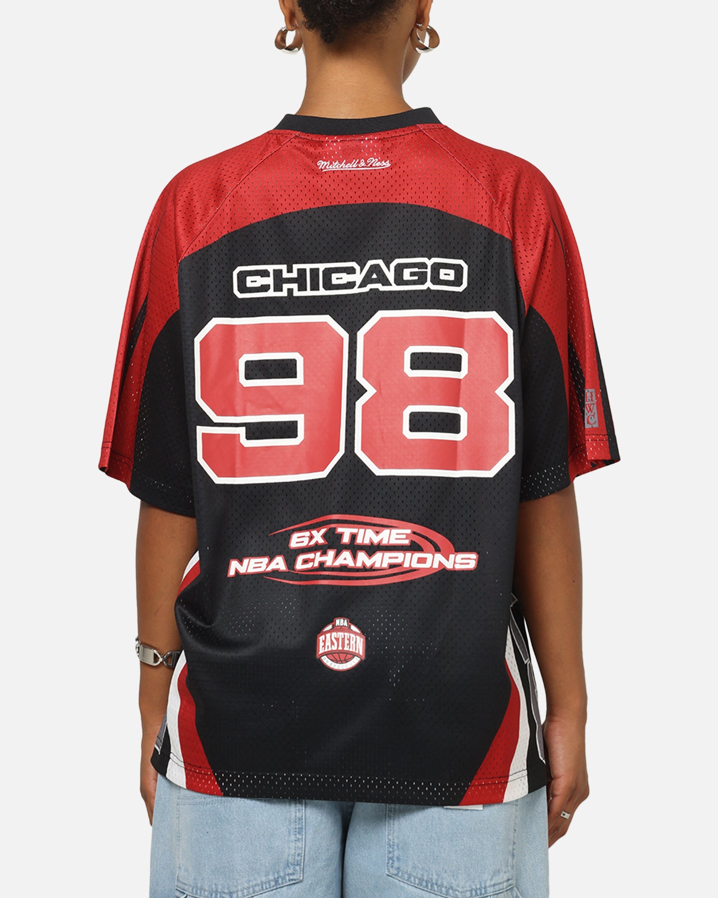 Mitchell & Ness Chicago Bulls Warehouse Rave Jersey Black/Red