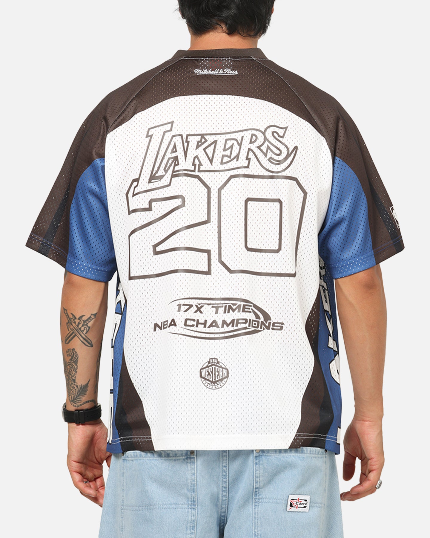 Mitchell & Ness Los Angeles Lakers Warehouse Rave Jersey White