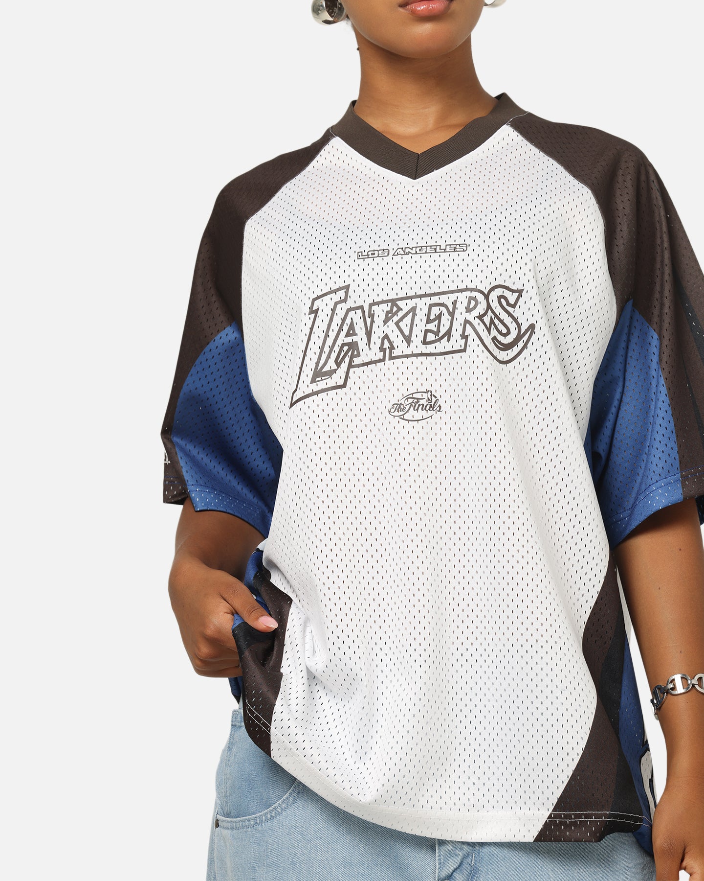 Mitchell & Ness Los Angeles Lakers Warehouse Rave Jersey White
