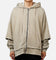 MNML Double Layer Zipper Sweater Washed Earth