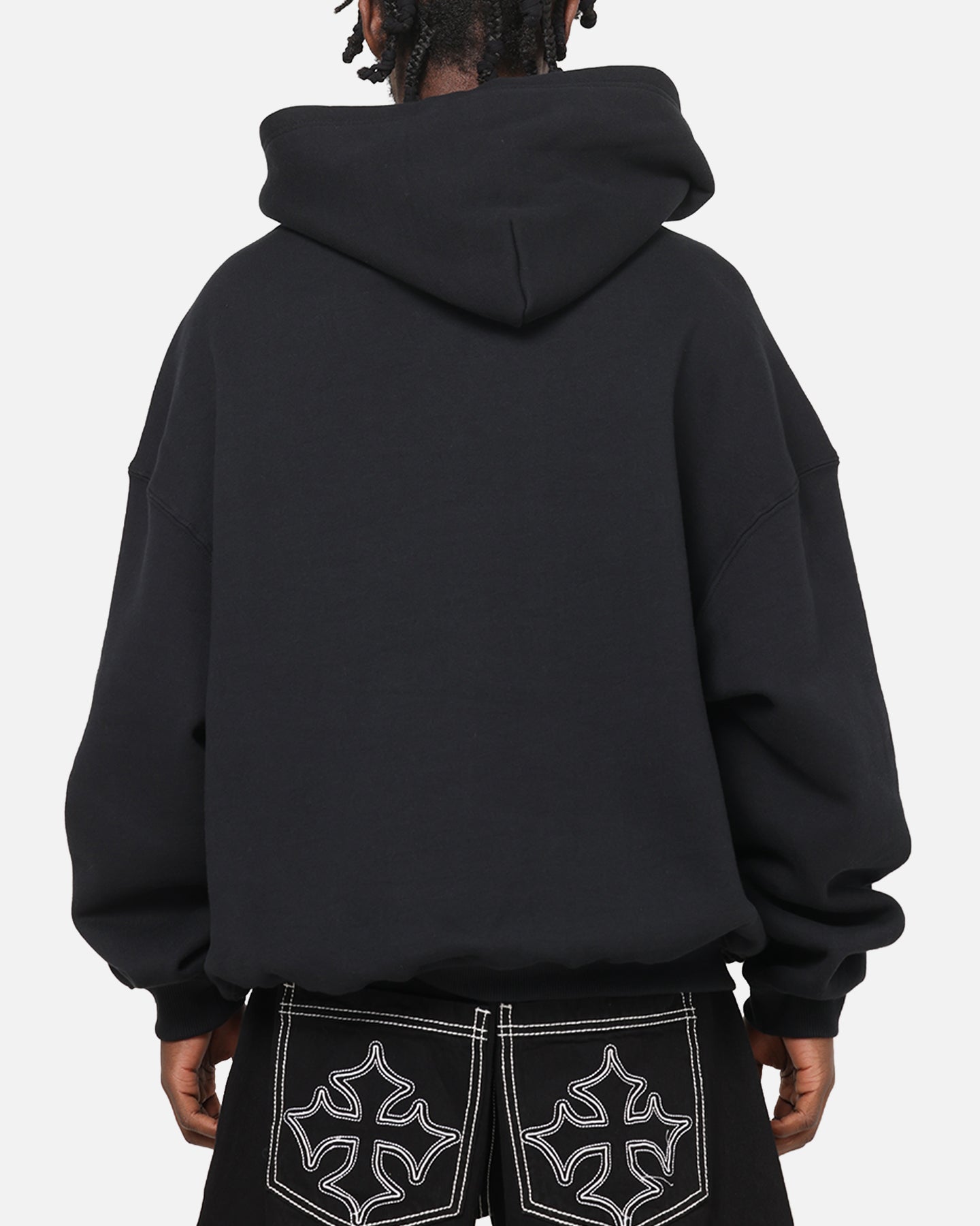 Mitchell & Ness Atlanta Braves Rhinestone Hoodie Faded Black