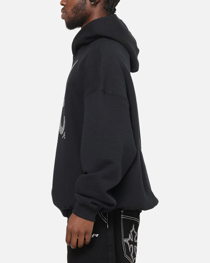 Mitchell & Ness Atlanta Braves Rhinestone Hoodie Faded Black