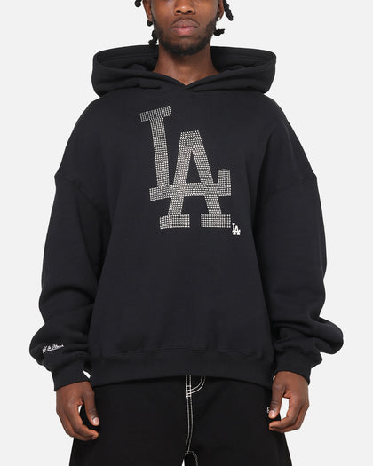 Mitchell & Ness Los Angeles Dodgers Rhinestone Hoodie Faded Black