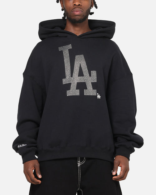 Mitchell & Ness Los Angeles Dodgers Rhinestone Hoodie Faded Black