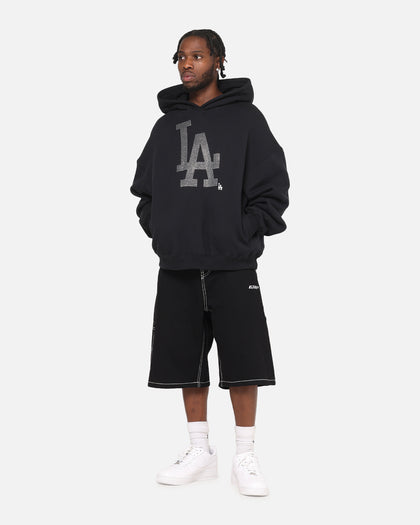 Mitchell & Ness Los Angeles Dodgers Rhinestone Hoodie Faded Black