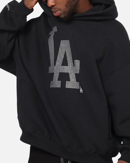 Mitchell & Ness Los Angeles Dodgers Rhinestone Hoodie Faded Black