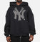 Mitchell & Ness New York Yankees Rhinestone Hoodie Faded Black