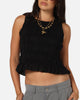 XXIII Women's Shirred Top Black