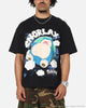 The Pokémon Collection By 73Studio Snorlax T-Shirt Black Acidwash