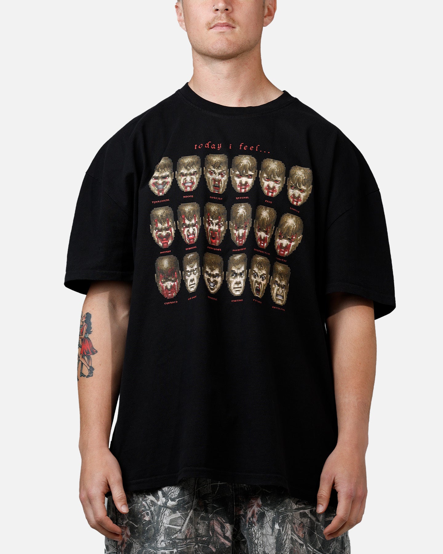 DOOM ROOM TシャツLサイズ sloppydim bloomvase Fight Cloud Shirt - Black – GASDRAWLS