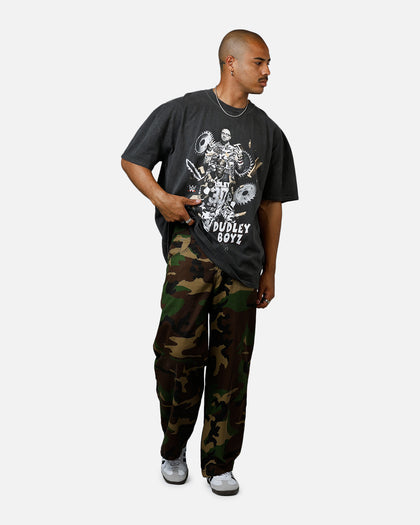 Culture Kings X WWE Dudley Boyz Ruthless Aggression Vintage T-Shirt Washed Charcoal