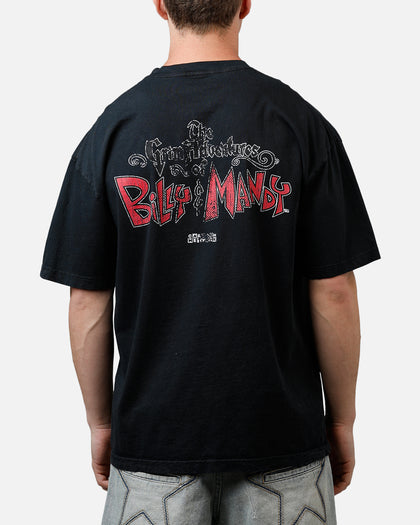 73Studio X Cartoon Network Bill & Mandy Grail Vintage T-Shirt Black Acidwash