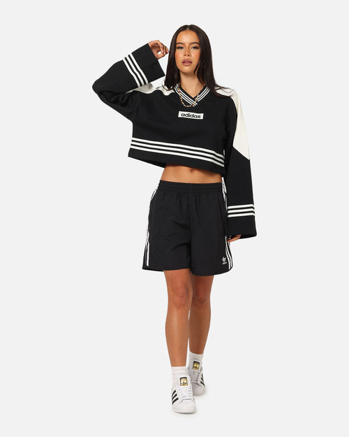 Adidas Women's Crew Sweatshirt Black/Off White