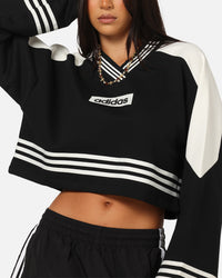 Adidas Women's Crew Sweatshirt Black/Off White