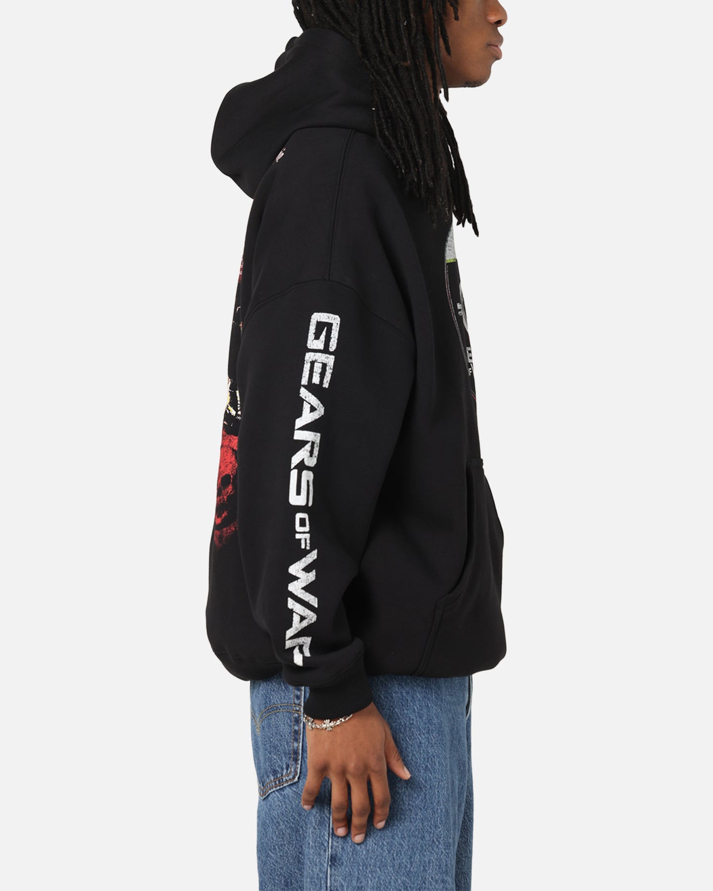 73Studio X Gears Of War '08 Gears 2 Disc Premium Hoodie Black