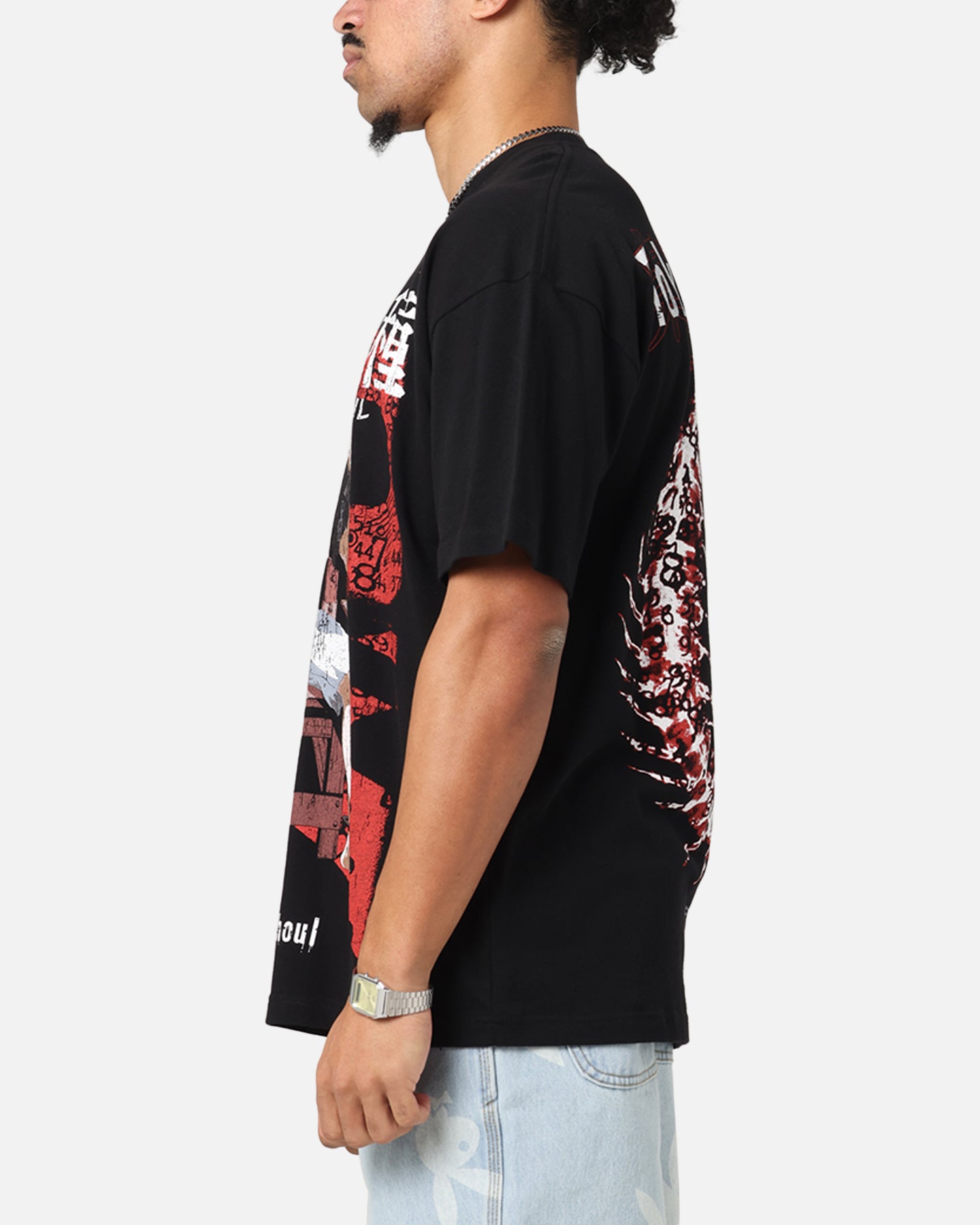73Studio X Tokyo Ghoul 1000 Minus 7 Vintage T-Shirt Black