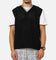 XXIII Open Knit Vest Black