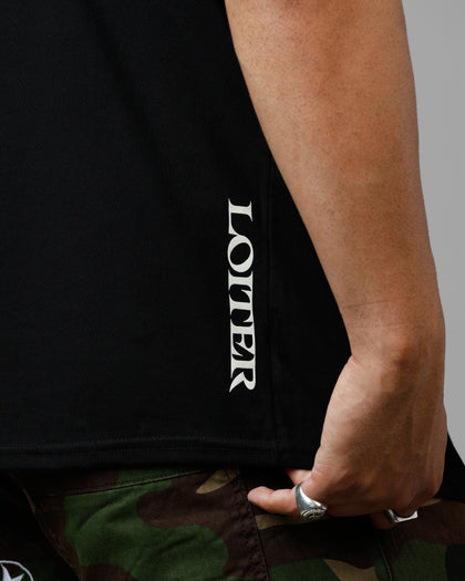 Loiter Hybrid T-Shirt Black